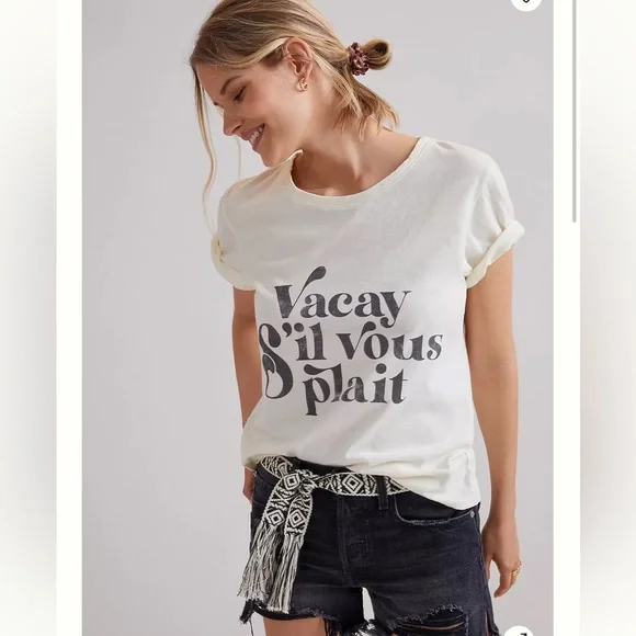 Anthropologie Classic Vacay Tee - Picture 2 of 4